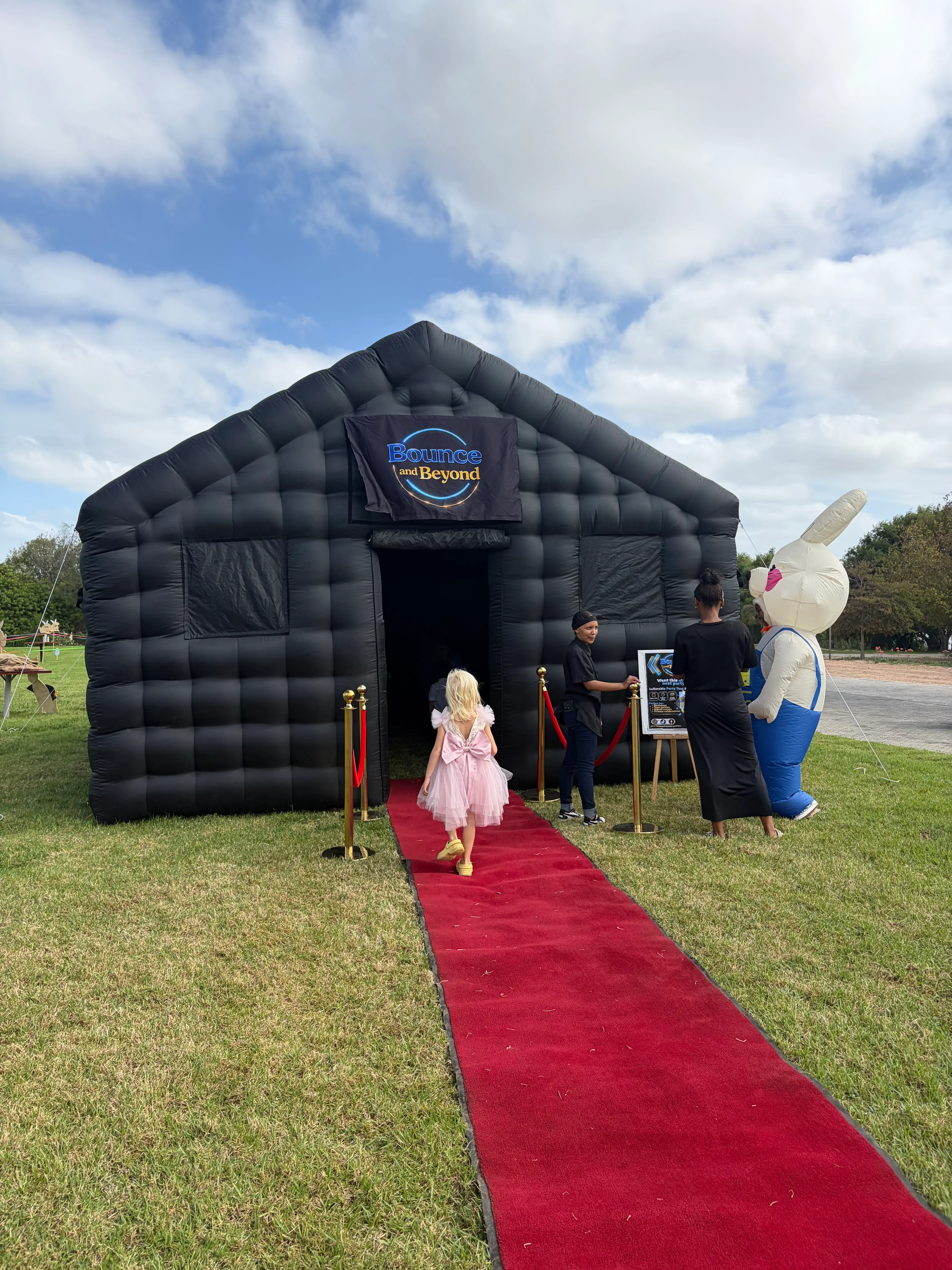 Bounce and Beyond inflatable party tent